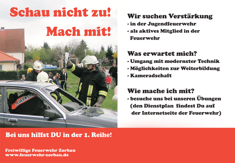 Schau nicht zu - mach mit!
